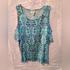 St. Johns Bay Cold Shoulder Top